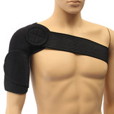 Black Shoulder Brace Stützband Wrap Belt Dislocation Inj