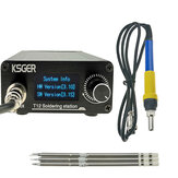 KSGER T12 STM32 V3.1S Kaynak Lehimleme Demir Istasyonu OLED DIY Plastik Saplı Elektrikli Aletler Hızlı Isıtma T12 Demir İpuçları 8 s Teneke 907 9501 3 Adet T12 İpuçları ile Kolu