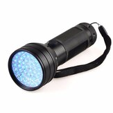 XANES YT5351 51xLED UV-LED 395-400NM 5W Power Aluminium Ultraviolett UV-Taschenlampe AA