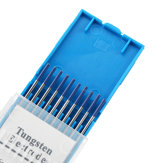 10Pcs TIG Welding Tungsten Electrodes 2% Lanthanated 1/16
