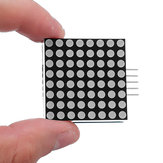 3szt. Matryca punktowa OPEN-SMART Dot Matrix LED 8x8 Bezszwowe kaskadowe diody LED (czerwone) Moduł wyświetlacza F5 z interfejsem SPI