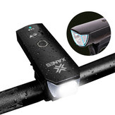 XANES SFL02 600LM T6スマート誘導自転車ライトIPX4 USB充電式80°大洪水ライト