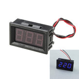 5 Stück 0,56 Zoll Blau AC70-500V Mini Digital Voltmeter Spannungsmesser für Wechselstrom LED-Anzeige Voltmeter