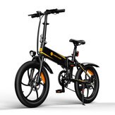 [EU DIRECT] ADO A20+ До 250 Вт, 36 В, 10,4 Ач, 20 дюймов, складной электрический велосипед, максимальная скорость 25 км/ч, пробег 80 км, максимальная нагрузк