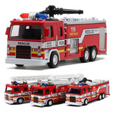 Veículos de construção de liga leve Caminhão modelo de fogo com luz Soud para crianças Gift Cars Toys
