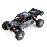Auto RC fuoristrada Wltoys 124018 RTR 1/12 2.4G 4WD con telaio in metallo, velocità di 55km/h e batteria da 2200mAh. Modelli di veicoli giocattolo per bambini