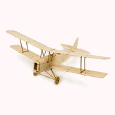 Tiger Moth K10 400mm Wingspan Micro RC Balsa Wood RC Airplane Budowa zestawu