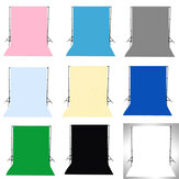 1,5x3M Grünes Schwarzes Weißes Blaues Gelbes Pinkes Graues Solides Farb-Fotostudio-Hintergrundtuch