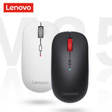 Mouse sem fio Bluetooth Lenovo M25 para escritório e negócios, mini portátil silencioso para jogos de computador, laptop e PC.