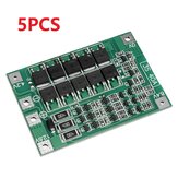 5PCS BMS 3S 40A 18650 लीथियम बैटरी चार्जर सुरक्षा बोर्ड 11.1V 12.6V पीसीबी ड्रिल मोटर के लिए संतुलन के साथ