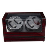 Automatyczny zegarek Winder Carbon Fiber Jewelry Storage Case Zegarki Display Box 2 Unites