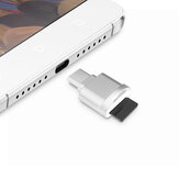 Mini Type-C USB 3.1 ألومنيوم أشابة بطاقة قارئ لماك بوك هاتف لوحي
