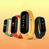 [Поддержка английского] Оригинал Xiaomi Mi группа 5 1.1 дюймов AMOLED Браслет Индивидуальные часы лицо 11 Спортивные режимы Tracker BT5.0 Smart Watch