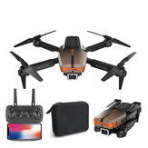 XKJ V3 WIFI FPV, 4K HD Çift Kamera 3-Yönlü Kızılötesi Engel Önleme Katlanabilir RC Drone Quadcopter RTF