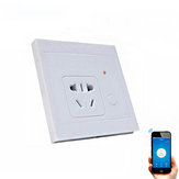 SONOFF® S85 10A 2200W 86-Type Wireless Remote Intelligent Remote Control Wall Socket Mobile App Control Switch