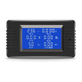 PZEM-018 5A AC Digitalanzeige Strom Monitor Meter Voltmeter Amperemeter Frequenz Strom Voltage Factor Meter