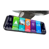 E-ACE 4G автомобильный видеорегистратор 10-дюймовое зеркало Dash Cam Android 8.1 GPS-навигация Автомобильная камера Авто Рекордер ADAS поддержка 1080P задней камеры
