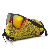 KDEAM KD156 UV400 Gafas de sol polarizadas deportivas para exteriores con lentes de colores para conducir y ciclismo