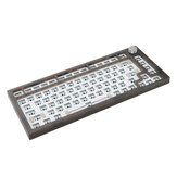 Nächstes Mal 75 Mechanisches Tastatur-Anpassungsset Typ-C mit Kabel 82 Tasten Programmierbar Plug & Play 3/5-Pin Switch RGB beleuchtete Tastaturkit-PCB-Montageplatte Gehäuse mit Drehradknopf für Cherry Gateron Kailh Knopfmechanische Tastaturen.