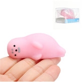 Roze zegel Mochi Squishy Squeeze schattige genezing speelgoed Kawaii collectie Stress Reliever cadeau Decor 
