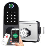 RF233 Wasserdichtes Fingerabdruckschloss für Außentüren Schlüsselloch mit Passcode RFID-Karte Vorderes elektronisches Schloss