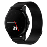 K88 Herzfrequenzmesser Smart Watch Calls Nachrichten Benachrichtigung Edelstahl Armbanduhr