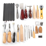 Набор ручных инструментов для кожевничества из 20 предметов для ремонта и изготовления