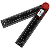 0-200mm 360 Degree Angle Ruler Portable Digital Protractor Angle Finder Measuring Ruler