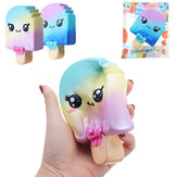 Kiibru Squishy Popsicles Лицензированный 16см Медленный рост с коллекцией подарков подарков Soft Декомпрессионные игрушки