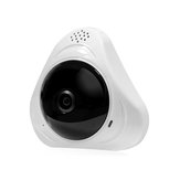 Hiseeu 3MP 1.3MP 3D VR WiFi FishEye IP fotografica Panoramica 360 gradi Vista completa Mini CCTV fotografica Sicurezza rete fotografica