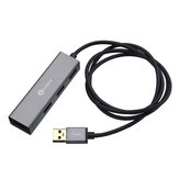 Adattatore BIAZE HUB4 in lega di alluminio USB 3.0 a 4 porte USB 3.0 OTG 1M
