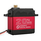 DSSERVO DS3218MG ضد للماء 20KG عالية السرعة والعتاد المعدنية 180 درجة / 270 ° رقمي مضاعفات ل 1/8 1/10 1/12 مقياس RC سيارات