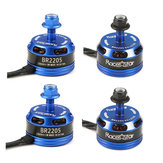 4X Racerstar Racing Edition 2205 BR2205 2300KV 2-4S Brushless Motor Donkerblauw Voor 210 X220 250 280 RC Drone