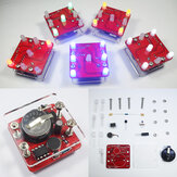 Geekcreit® عدة LED النرد المهتزة DIY مع محرك تهتز صغير