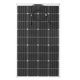 Painel solar monocristalino altamente flexível de 130W 18V para conexão em carros, barcos e acampamentos