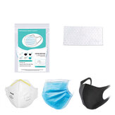 BIKIGHT 300 pezzi di tamponi monouso per maschera Filtro PM2.5 Tamponi di protezione Comfortable Traspirante Filtro per maschera per il viso