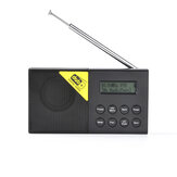 BP-PC3 DAB Radio Portable FM Receiver blutooth 5.0 LCD Display Rechargeable Broadcasting Radio with Telescopic Antenna
