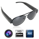1080P Mini Câmera de vídeo escondida DV DVR Filmadora Óculos Óculos Sol Óculoss