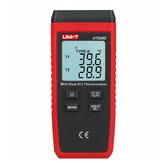 UNI-T UT320D Thermometer met minicontact Dubbelkanaals K / J thermokoppel Thermometer Temperatuurmeting