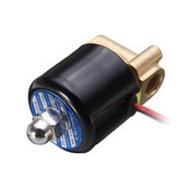 AC 220V Normal Closed Electric Solenoid Valve Water Air 1/2 Inch Brass Solenoid Valve