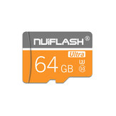 NUIFLASH TF Card U3 U1 C10 Memory Card 128G Smart Data Card for Mobile Phone Camera with SD Card Adapter