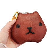 Kapibarasa Capybara Squishy 12cm Slow Rising Toy With Ball Chain Tag Bread Collection Gift Decor Toy