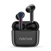 AIRAUX AA-UM10 TWS Fones de ouvido bluetooth V5.1 HiFi estéreo de baixa latência para jogos Fones de ouvido Active fone de ouvido esportivo à prova d'água com cancelamento de ruído IPX5 com carregamento Caixa