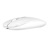 Mouse sem fio dual mode BT3.0/5.2 2.4G Ajustável 800-1600DPI bluetooth Mouse silencioso recarregável para laptop PC