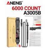 ANENG A3005B A3005BPro Digital Multimeter Smart Pen Type Multi-Functional Tester with Battery Standard/High Configuration Long-Lasting Performance