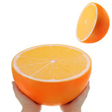 Ogromny Pomarańczowy Squishy 9.84 w 25 * 25 * 14 CM Giant Powolny Rośnie Z Opakowania Cartoon Prezent Soft Zabawki