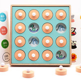Ξύλινο Σκάκι μνήμης για παιδιά - Εκπαιδευτικά Βοηθήματα Παιχνίδια που βελτιώνουν την Ικανότητα Λογικής Σκέψης και προαγάγουν την Πρώιμη Εκπαίδευση