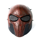 Maschera facciale completa tattica per airsoft, paintball e gioco di campo CS, Halloween e cosplay