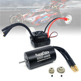 Racerstar 3660 Brushless Motor 60A ESC Waterproof w/ M0.6 Metal Gears for Wltoys 104001 104002 RC Car Vehicles Parts