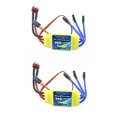 2PCS Brushless ESC 30A Speed Control 2S 3S T-Plug JST for 2212 Brushless Motor KT SU27 RC Airplane FPV Racing Drone RC Car Boat